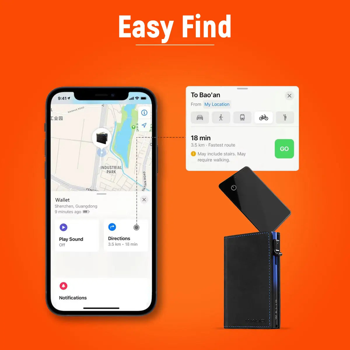 Walio Tracker Card